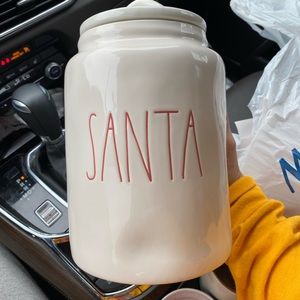 Rae Dunn Santa canister